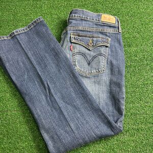 Levi's 515 Bootcut Women's Size 12S 31x30 Mid‎ Rise Denim Blue Jeans #S46148